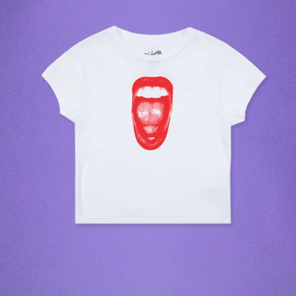 Olivia Rodrigo Percect All American crop tee size large - Picture 1 of 9